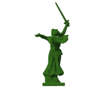 Топиари статуя Родина-мать, h=295см - газон Есо