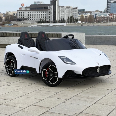 Электромобиль Maserati MC20 белый, фото 1
