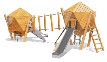 Игровой комплекс Эко VST 0024/11 для детской площадки Игровой комплекс Эко VST 0024/11 для детской площадки