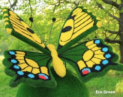 Топиари композиция Бабочка на яблоке Гренни - газон Eco Green, фото 4