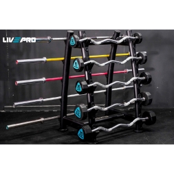 Стойка для штанг LIVEPRO 10 Barbell Rack , фото 2 Стойка для штанг LIVEPRO 10 Barbell Rack , фото 2