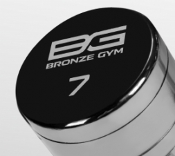 BRONZE GYM BG-PA-DB-C07 Гантель хромированная 7 кг, фото 5