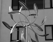 Скульптура из нержавеющей стали Звезда Стандартный размер