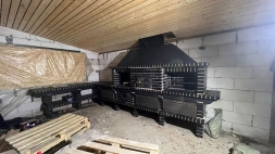 Печь Аристократ 750 Прямоугольный кирпич красный, фото 6