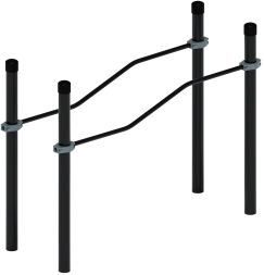 Воркаут ЛОВ 108 серый ВТ 102.06-03, фото 2