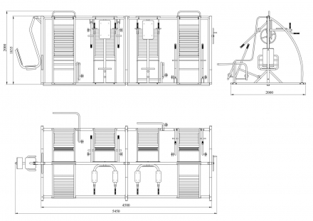 Комплекс с тренажерами УТИ2, фото 3
