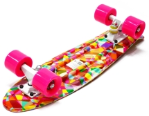 Пластиковый скейтборд-круизер Hubster Cruiser 22&quot; Design Fusion