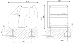 Игровой макет Машина МЧС ИМ245 для детских площадок, фото 3