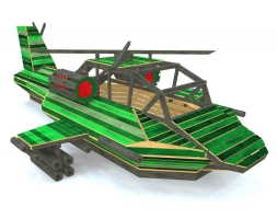 Игровой комплекс TORUDA WOOD Вертолет Военный, фото 1 Игровой комплекс TORUDA WOOD Вертолет Военный, фото 1