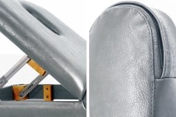 Массажный стол Relax Comfort серая кожа, фото 4