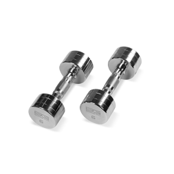 BRONZE GYM BG-PA-DB-C06 Гантель хромированная 6 кг, фото 1