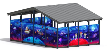 Теневой навес (Космопорт. Космос) - МФ 70.6.4-08, фото 2