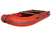 Моторная лодка ПВХ Фрегат 390 FM Light Jet/L/S (ФМ Лайт Джет/Л/С) Красный