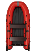 Моторная лодка ПВХ Фрегат 390 FM Light Jet/L/S (ФМ Лайт Джет/Л/С) Красный