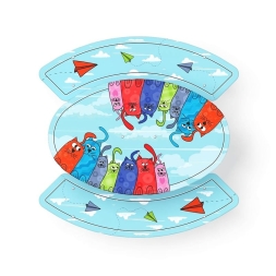 Столик детский круглый (Коты) - МФ 31.01.01-02, фото 2