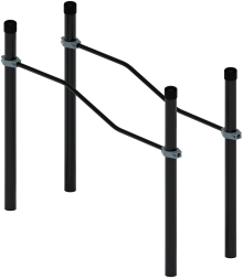 Воркаут ЛОВ 89 серый ВТ 101.06-03, фото 2