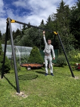 Уличные качели Рекорд W-2, перекладина 3 м