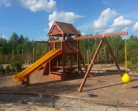 Игровая площадка для дачи &quot;Rainbow Clubhouse&quot; (Райнбоу Клабхаус), фото 1