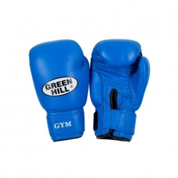 Перчатки боксерские GYM синие BGG-2018 (6oz), фото 1