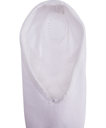 Балетки концертные, текстиль, белые, р. 38-42, фото 2