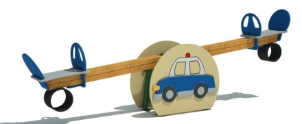 Качели балансир Автомобиль для детской площадки, фото 1