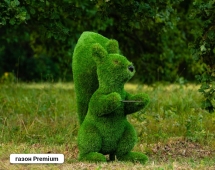 Топиари Белочка с кольцом под кашпо газон Deluxe