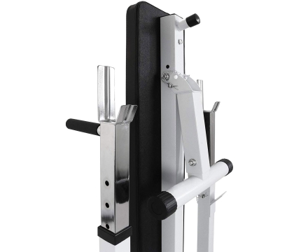 Скамья со стойками под штангу DFC складная DBCH2W, фото 6