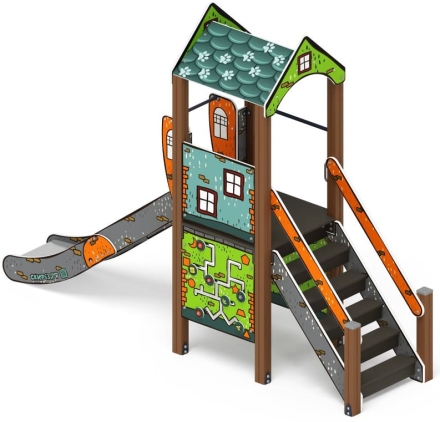 Играйте с нами (Город) - ДИК 2.01.1.01-11 - Игровой комплекс H=1200, фото 3