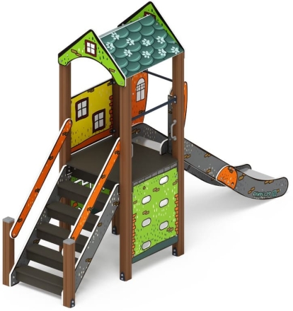 Играйте с нами (Город) - ДИК 2.01.1.01-11 - Игровой комплекс H=1200, фото 2