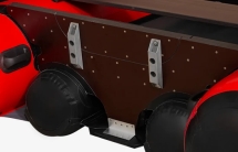 Моторная лодка ПВХ Фрегат 390 FM Light Jet/L/S (ФМ Лайт Джет/Л/С) Серый