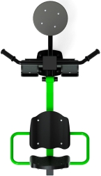 Жим ногами+Твистер (зеленый) - Уличный тренажер - СТ 022-12, фото 5