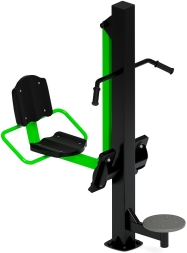 Жим ногами+Твистер (зеленый) - Уличный тренажер - СТ 022-12, фото 1