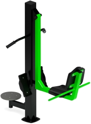 Жим ногами+Твистер (зеленый) - Уличный тренажер - СТ 022-12, фото 2