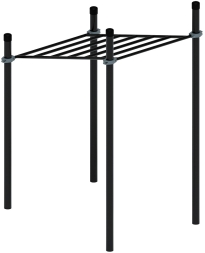 Воркаут ЛОВ 89 серый ВТ 101.07-03, фото 3