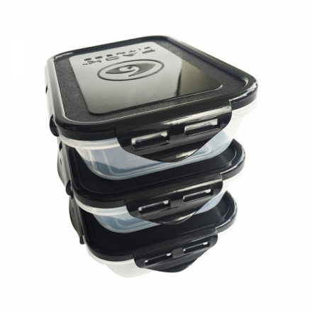 Контейнер с фиксаторами 6 Pack Fitness, 24oz/709мл, черный, 1шт, фото 1