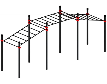 Спортивный комплекс ЛОВ 22, стойки 108 мм, фото 1