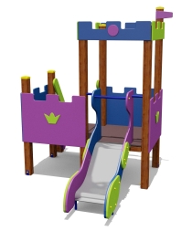 Игровой комплекс 070281.21 H=650 для детей 2-4 года для уличной площадки, фото 1