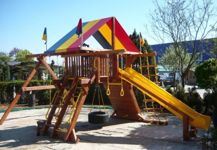 Игровая площадка для дачи &quot;Rainbow Castle&quot; (Райнбоу Кастл), фото 1