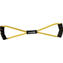 Эспандер трубчатый PROFI-FIT, &quot;восьмерка&quot;, желтый, сопротивление слабое 3,5 кг