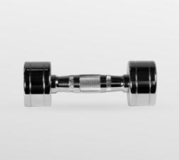 BRONZE GYM BG-PA-DB-C04 Гантель хромированная 4 кг, фото 2