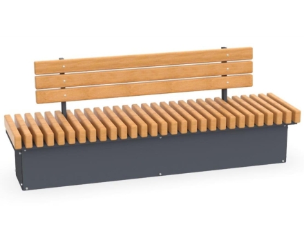 Скамья со спинкой Вааде 1, фото 1