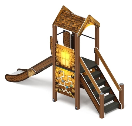 Играйте с нами (ЭКО) - ДИК 2.01.1.01-12 - Игровой комплекс H=1200, фото 4