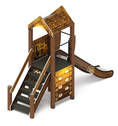 Играйте с нами (ЭКО) - ДИК 2.01.1.01-12 - Игровой комплекс H=1200, фото 2