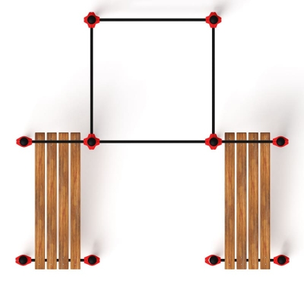 Воркаут 108 красный ВТ 12.16-01, фото 5