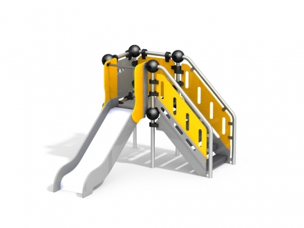 УК 7.510.11 Горка с лестницей цинк, фото 1