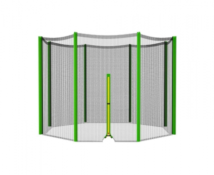 Батут DFC Trampoline Fitness 10ft наружн.сетка, св.зел. (305см), фото 2
