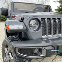 Электромобиль Jeep Rubicon 6768R серый, фото 8