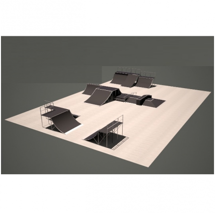 Скейт-парк средний №3 А-300, фото 1