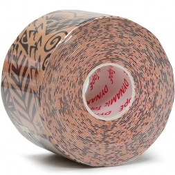 Тейп динамический Dynamic Tape, арт. DT50TT, шир. 5 см, дл. 5 м, телесный/черн. тату, фото 1
