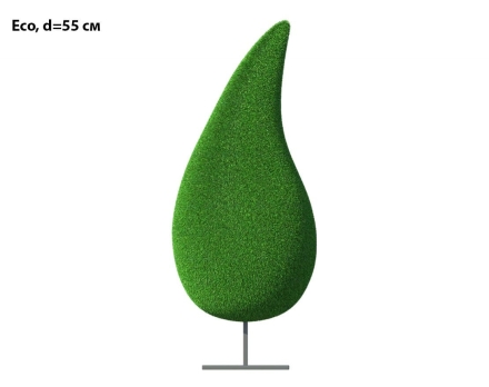 Топиари капля, d=55 см - газон Deluxe Green, фото 2